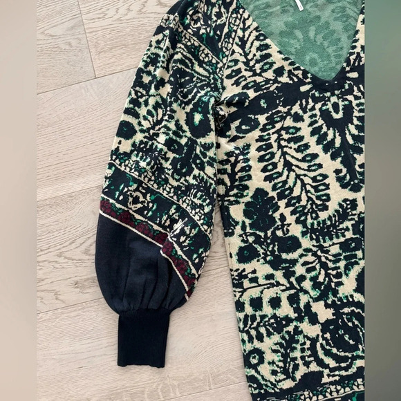 Free People Music and Lyrics Knit Sweater Mini Dress size medium - Picture 10 of 12